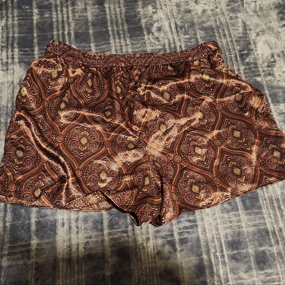 Men's satin boxer shorts